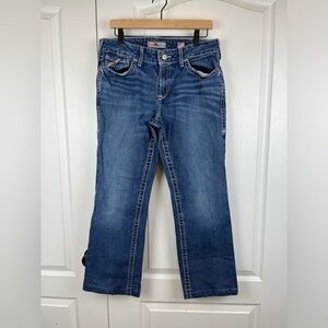 Ariat Bootcut Mid Rise Size 31 Short FR Utility Work Modified to 27 in Inseam